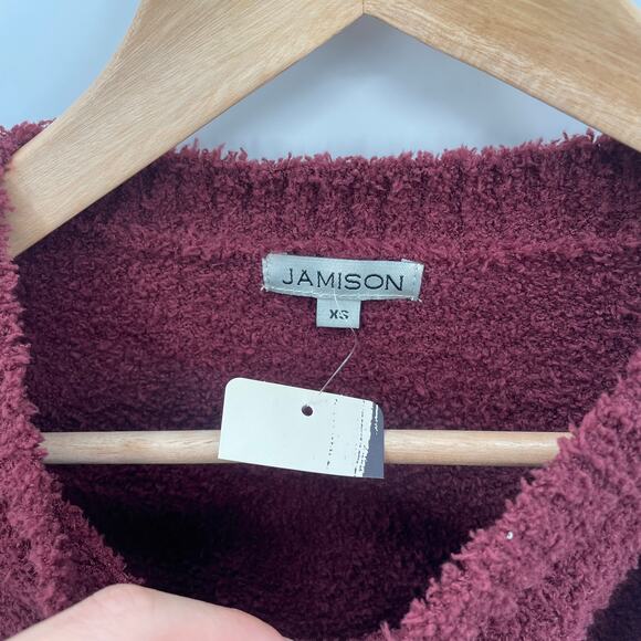 JAMISON NWT Evereve Chenille Cut Out Pullover // XS - Picture 7 of 14